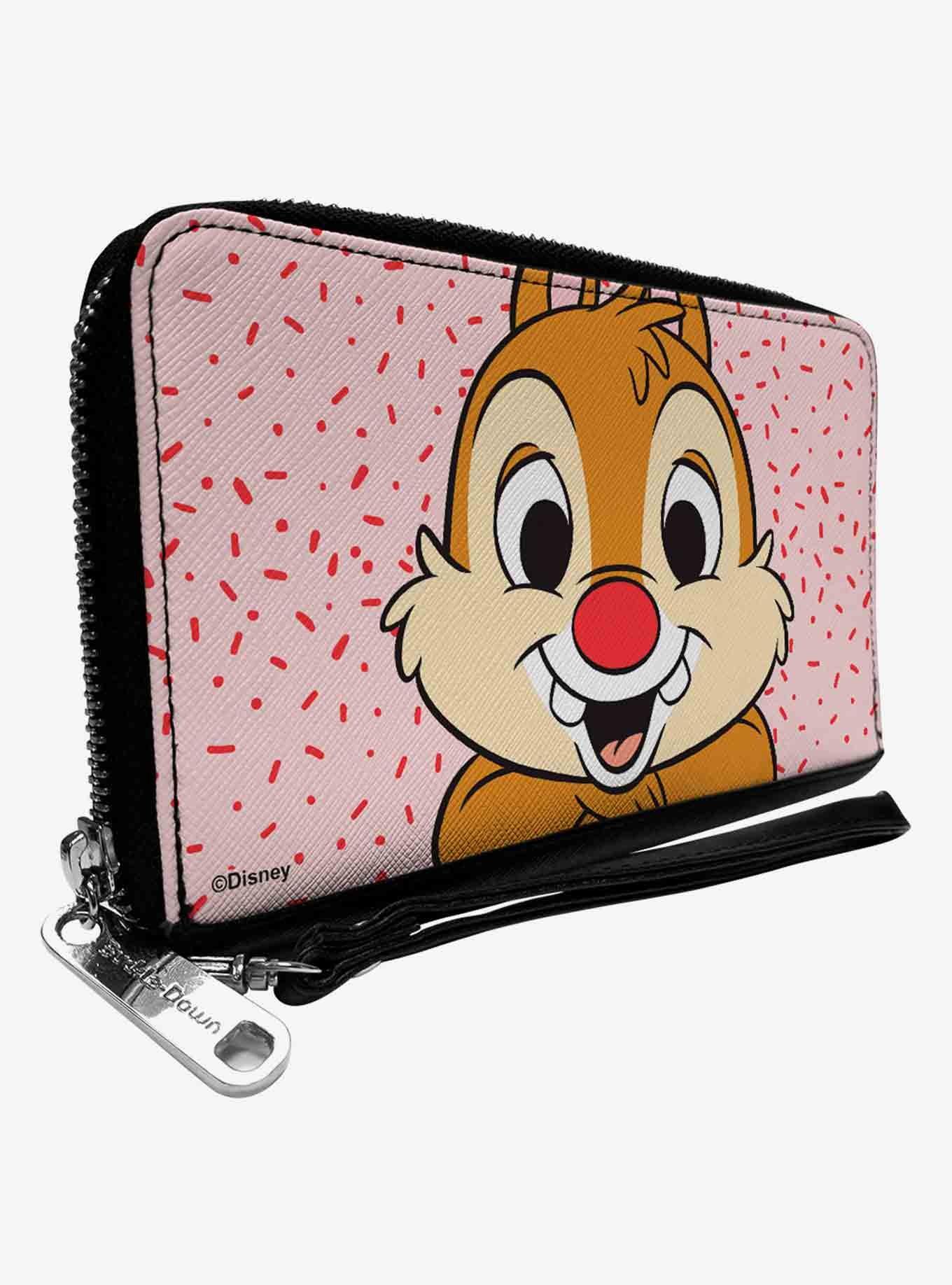 Disney Chip and Dale Dale Smiling Pose Sprinkle Zip Around Wallet, , hi-res