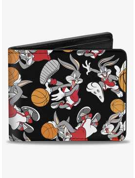 Looney Tunes Bugs Bunny Basketball Poses ScatteBifold Wallet, , hi-res