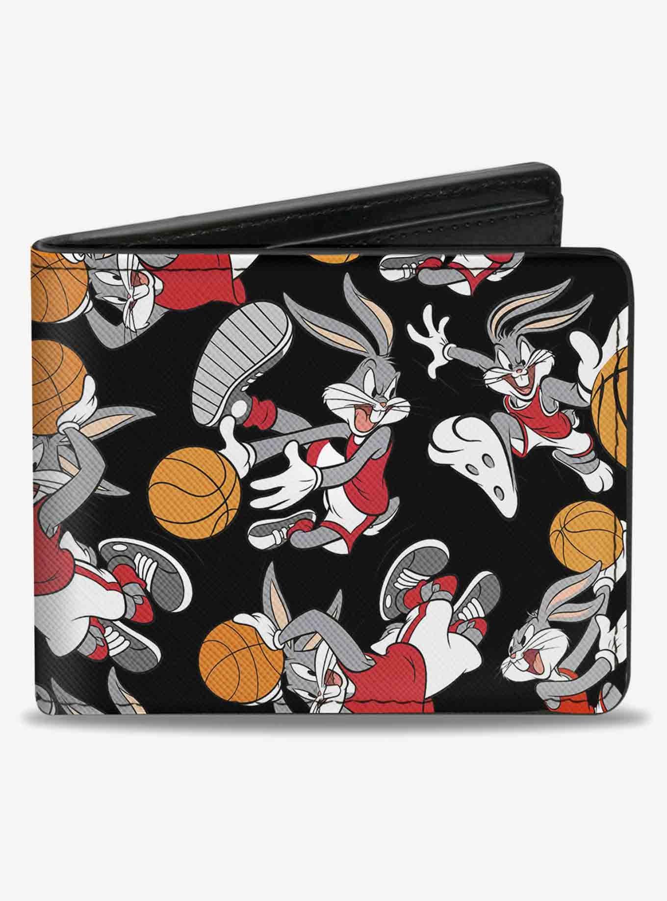 Looney Tunes Bugs Bunny Basketball Poses ScatteBifold Wallet, , hi-res