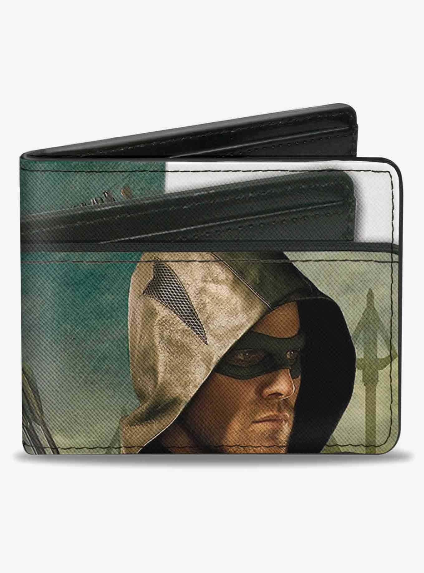 DC Comics Arrow Standing Pose Arrow Tips Fade Bifold Wallet, , hi-res