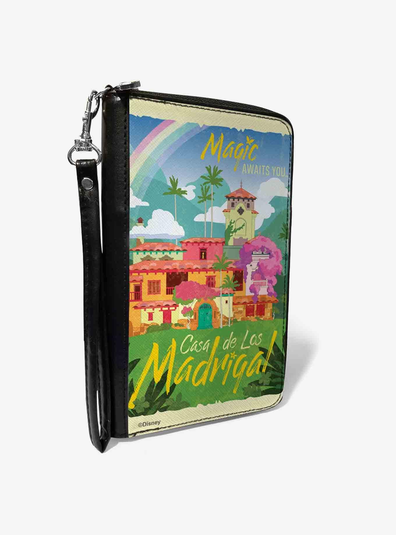 Disney Encanto Magic Awaits You Casa de las Madrigal Village Scene Zip Around Wallet, , hi-res