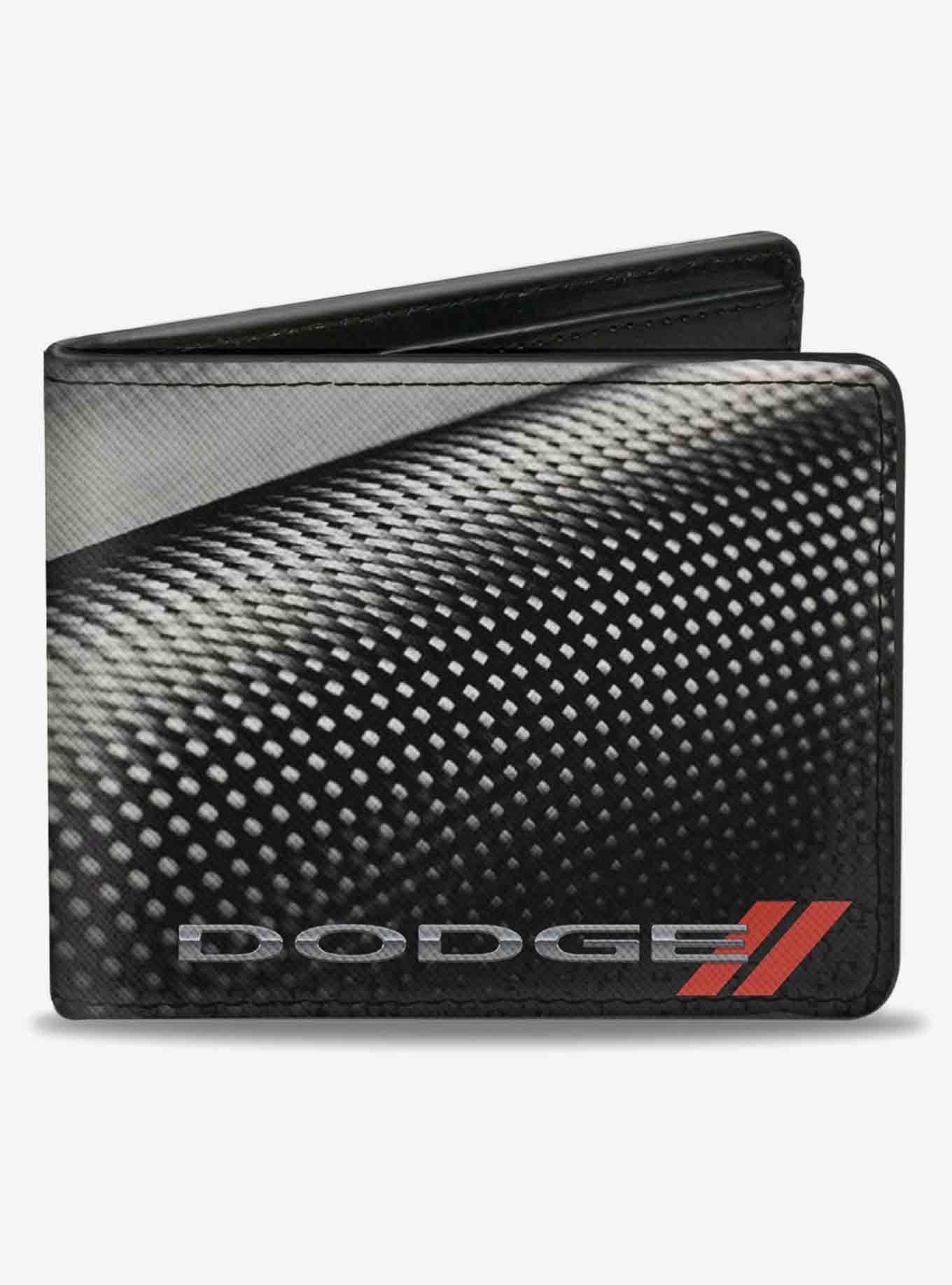 Dodge Rhombus Carbon Fiber Bifold Wallet, , hi-res