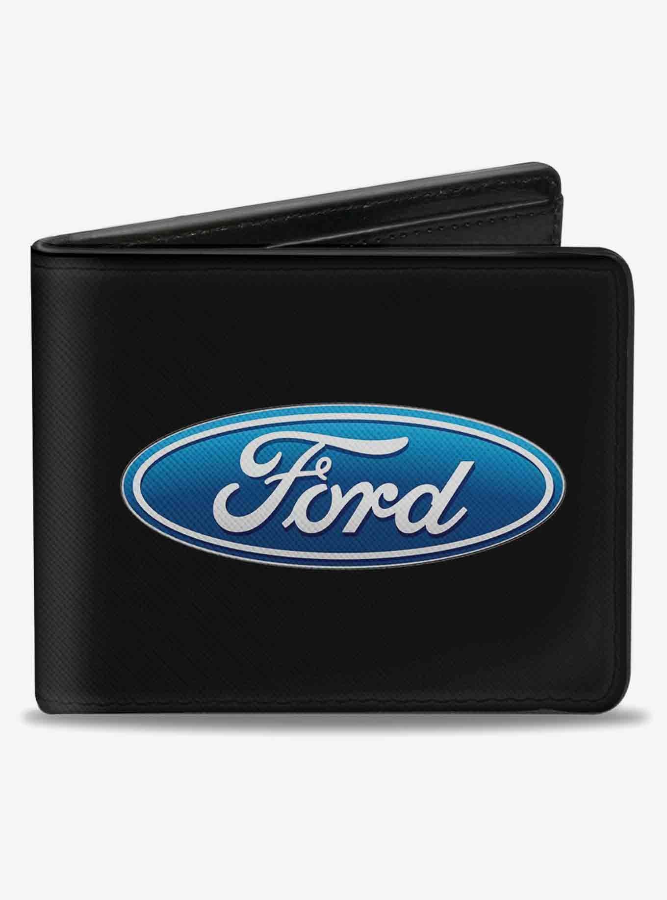 Ford Oval Logo CenteBifold Wallet, , hi-res