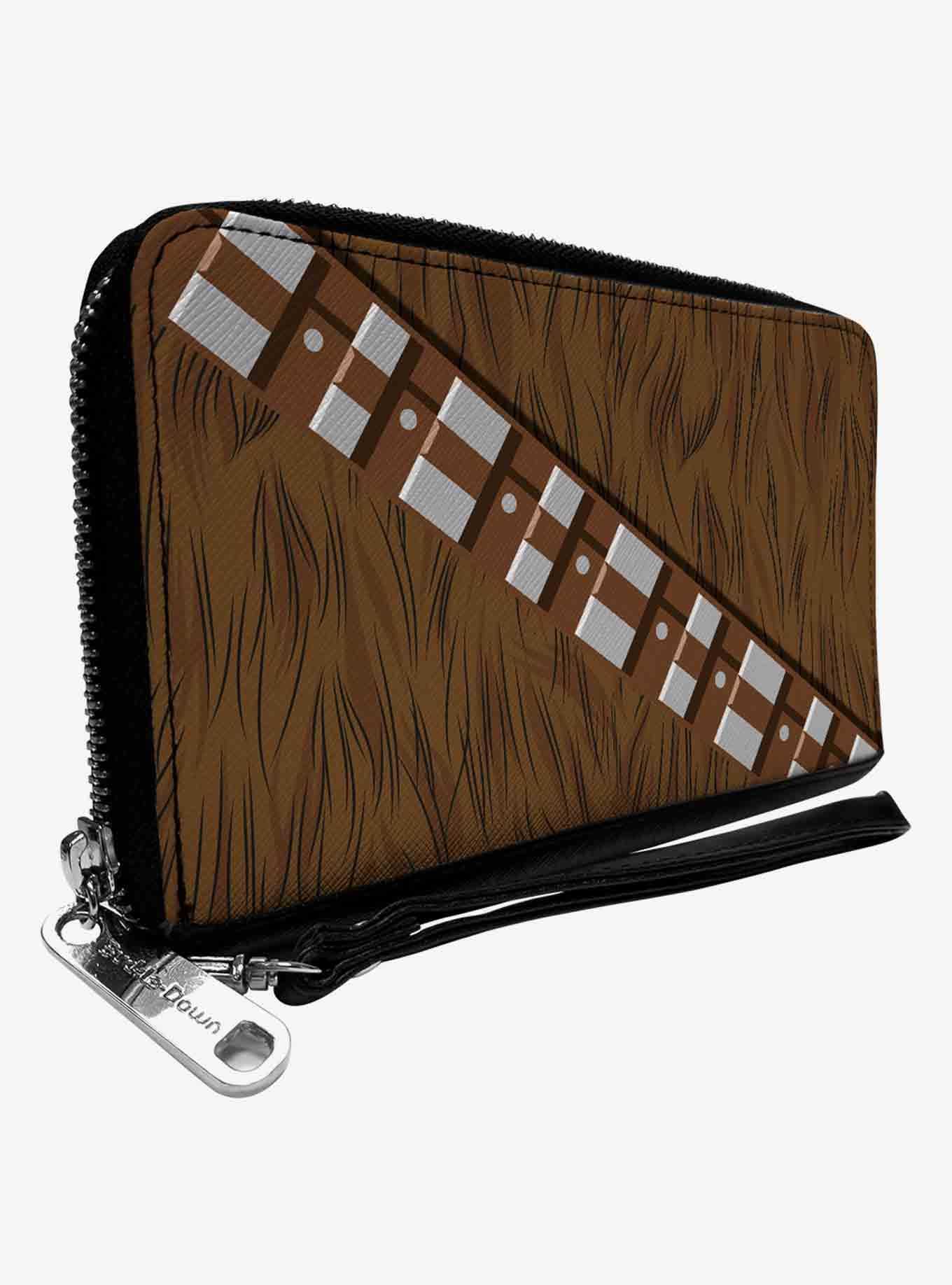 Star Wars Chewbacca Character Body Close Up Zip Around Wallet, , hi-res