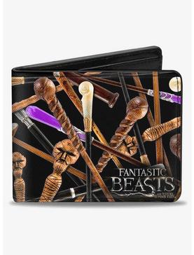 Fantastic Beasts Wands ScatteBifold Wallet, , hi-res