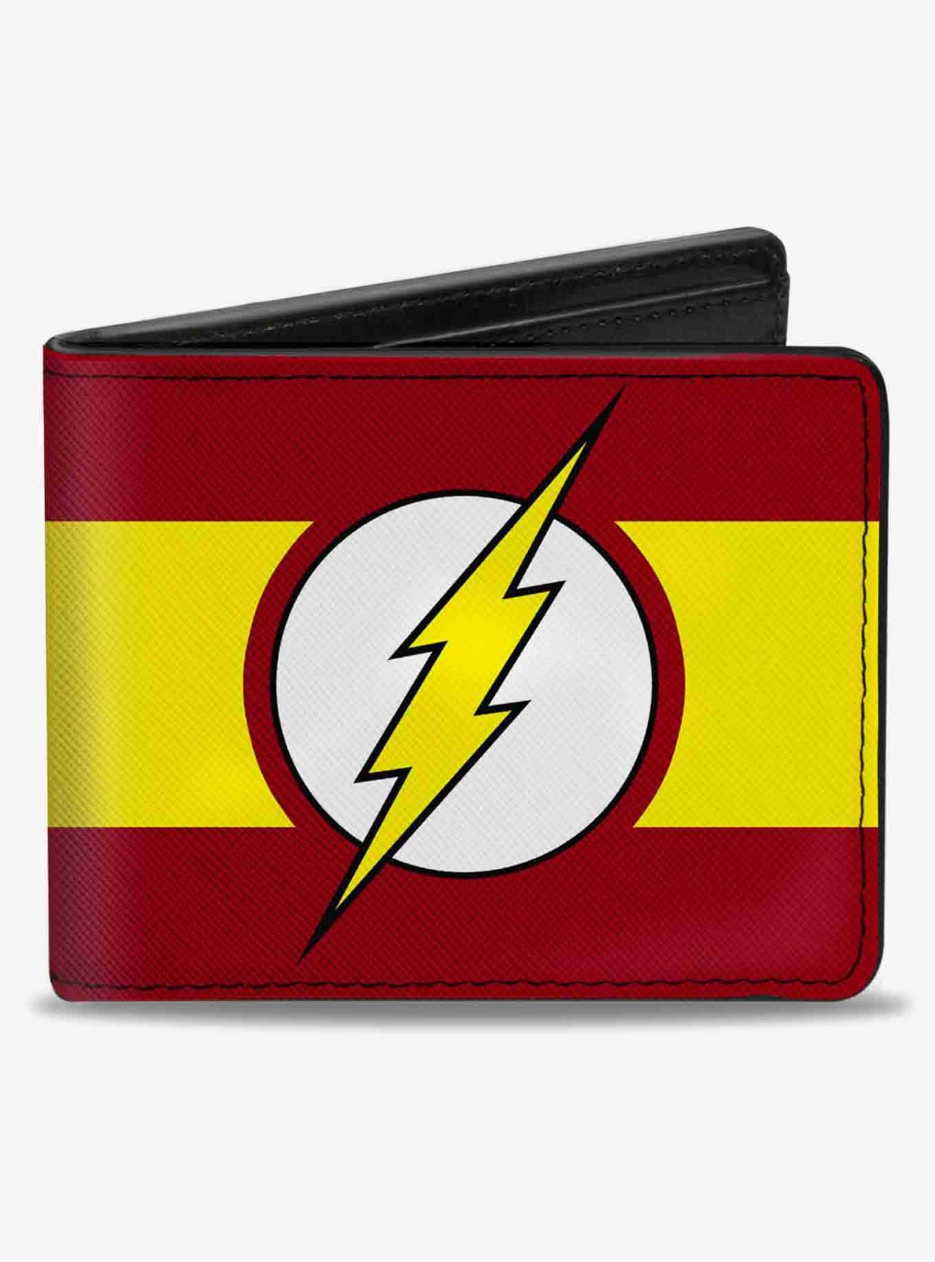 DC Comics Flash Logo Stripe Bifold Wallet, , hi-res