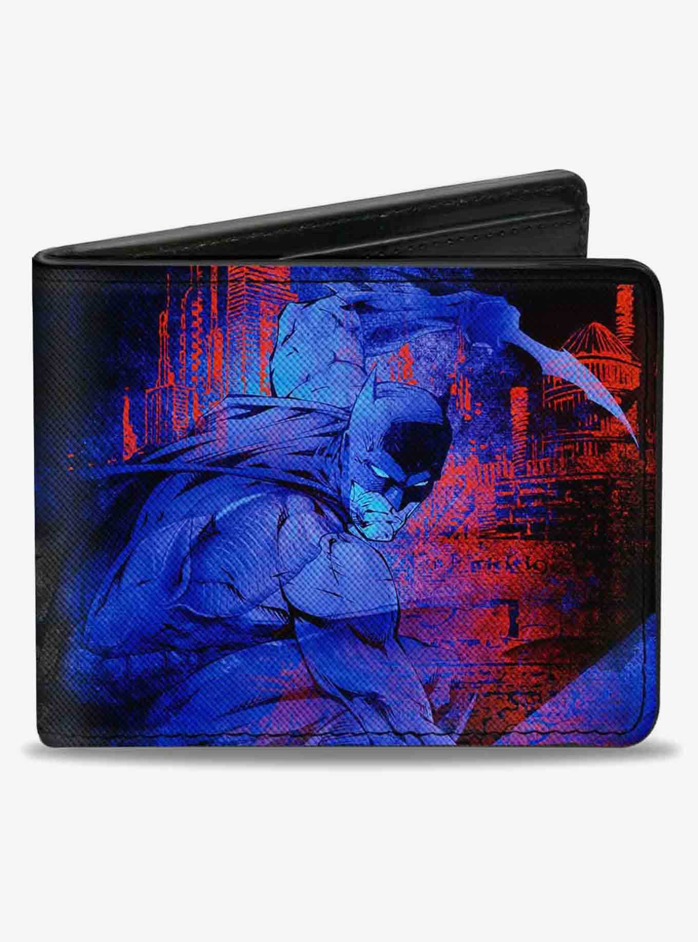 DC Comics Batman Action Joker Flipping Cards Poses Bifold Wallet, , hi-res