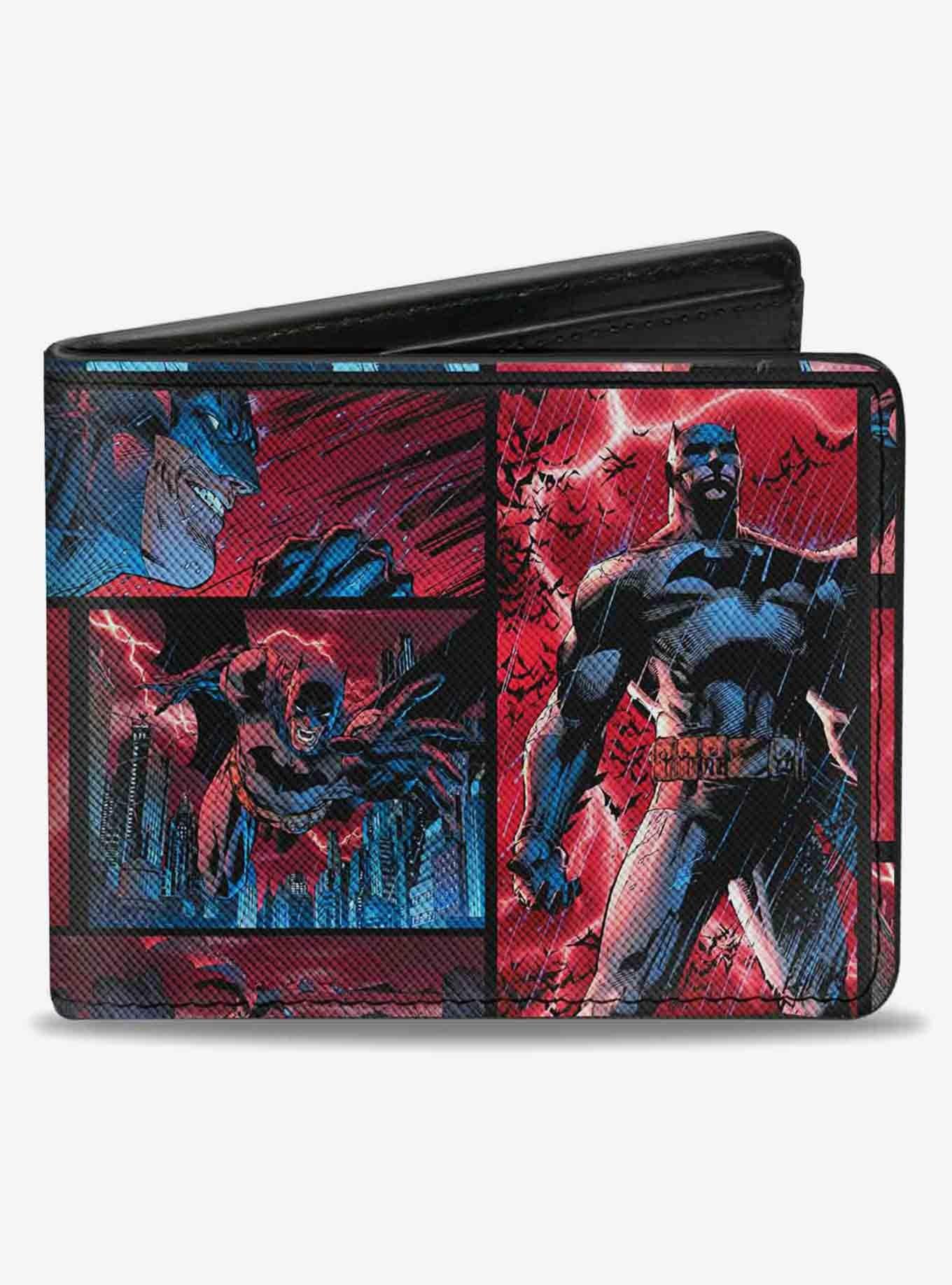 DC Comics Batman Urban Legends Scene Blocks Rainy Sky Bifold Wallet, , hi-res