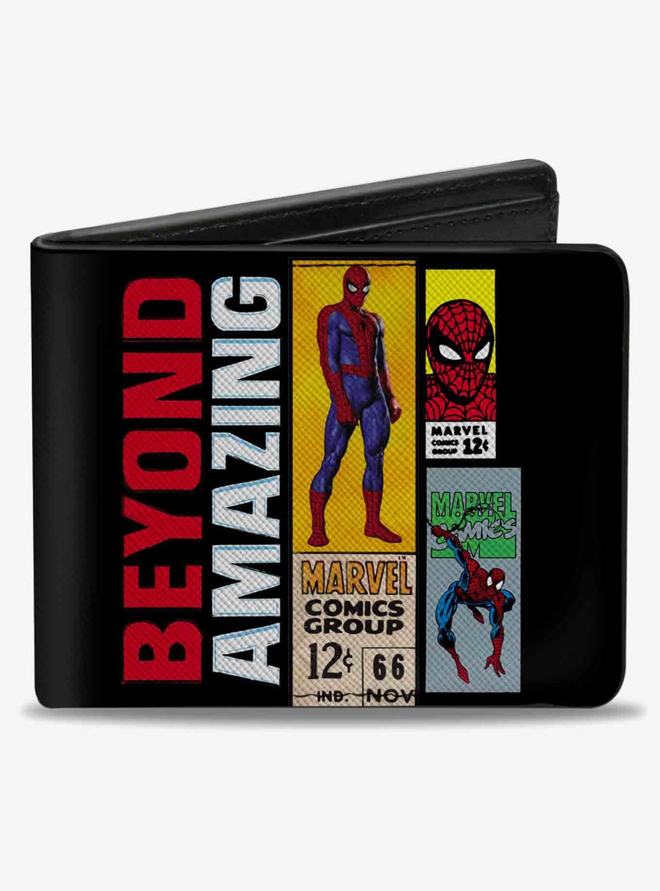 Marvel Comics Spider-Man Beyond Amazing Comics Collage Bifold Wallet, , hi-res