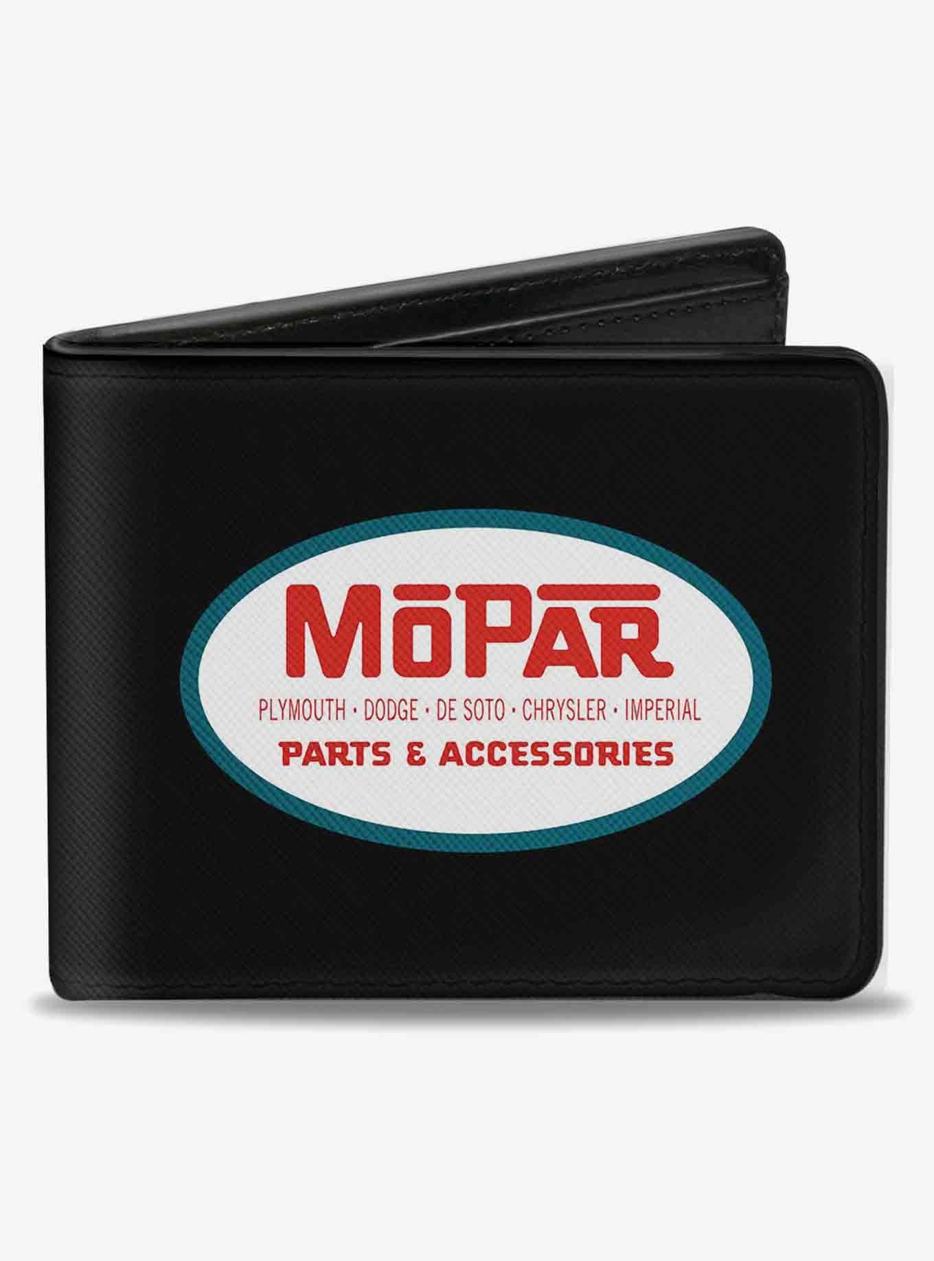 Mopar 1954 1958 Logo Side Stripe Bifold Wallet, , hi-res