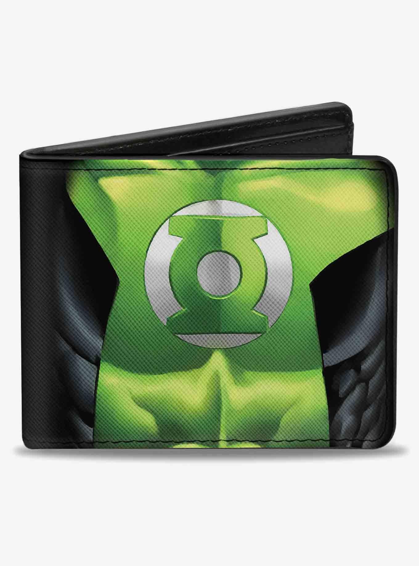 DC Comics Lantern Chest Logo Bifold Wallet, , hi-res