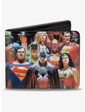 DC Comics Justice League Justice 1 Volume 1 18 Character Cover Pose Bifold Wallet, , hi-res