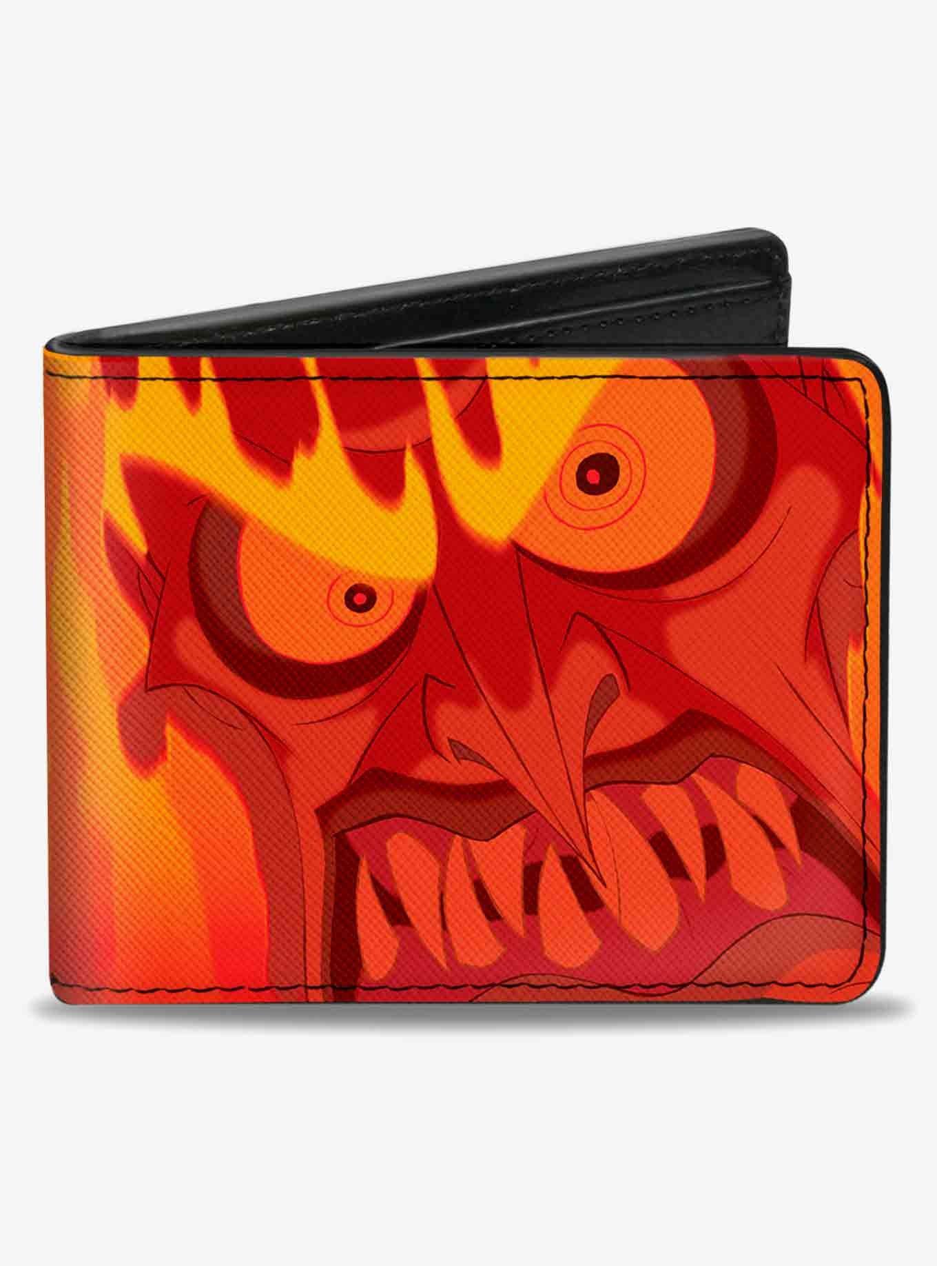 Disney Hercules Hades Fiery Face Close Up Bifold Wallet, , hi-res