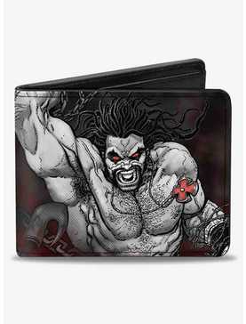 DC Comics Lobo Action Pose Justice League Forever Evil Issue 23.2 Cover Bifold Wallet, , hi-res