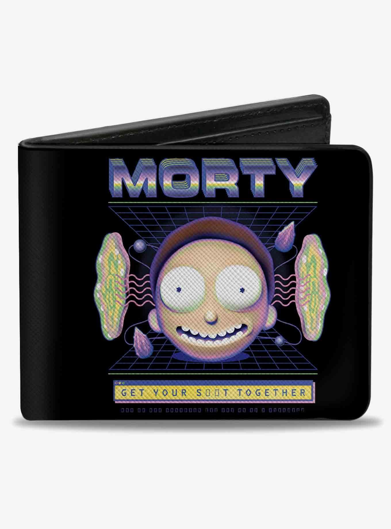 Rick and Morty Expression Get Your S**t TogeTher Bifold Wallet, , hi-res