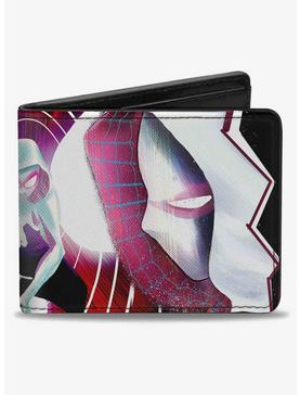 Marvel Spider Gwen 3 Crouching 5 Face to Face Cover Poses Bifold Wallet, , hi-res