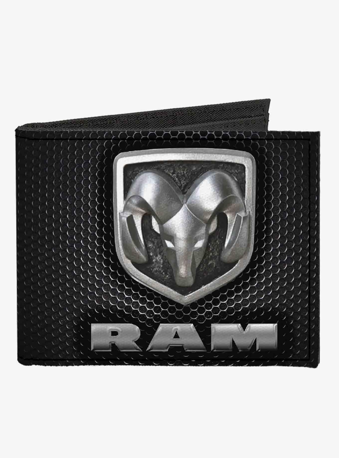 Hot Topic Ram Shield Logo Honeycomb Canvas Bifold Wallet | Mall of America®