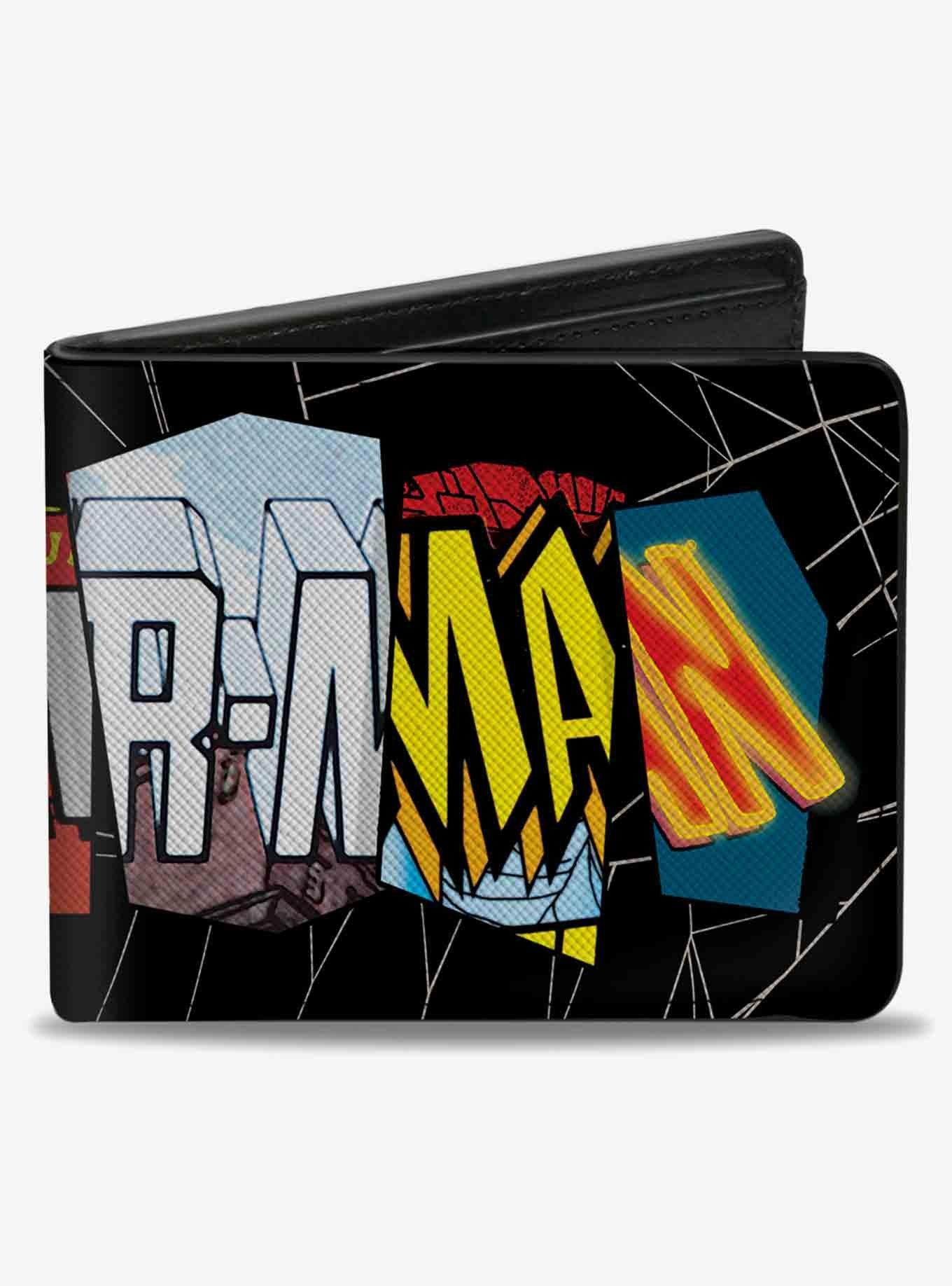 Marvel Spider-Man Comic Book Typography Bifold Wallet, , hi-res