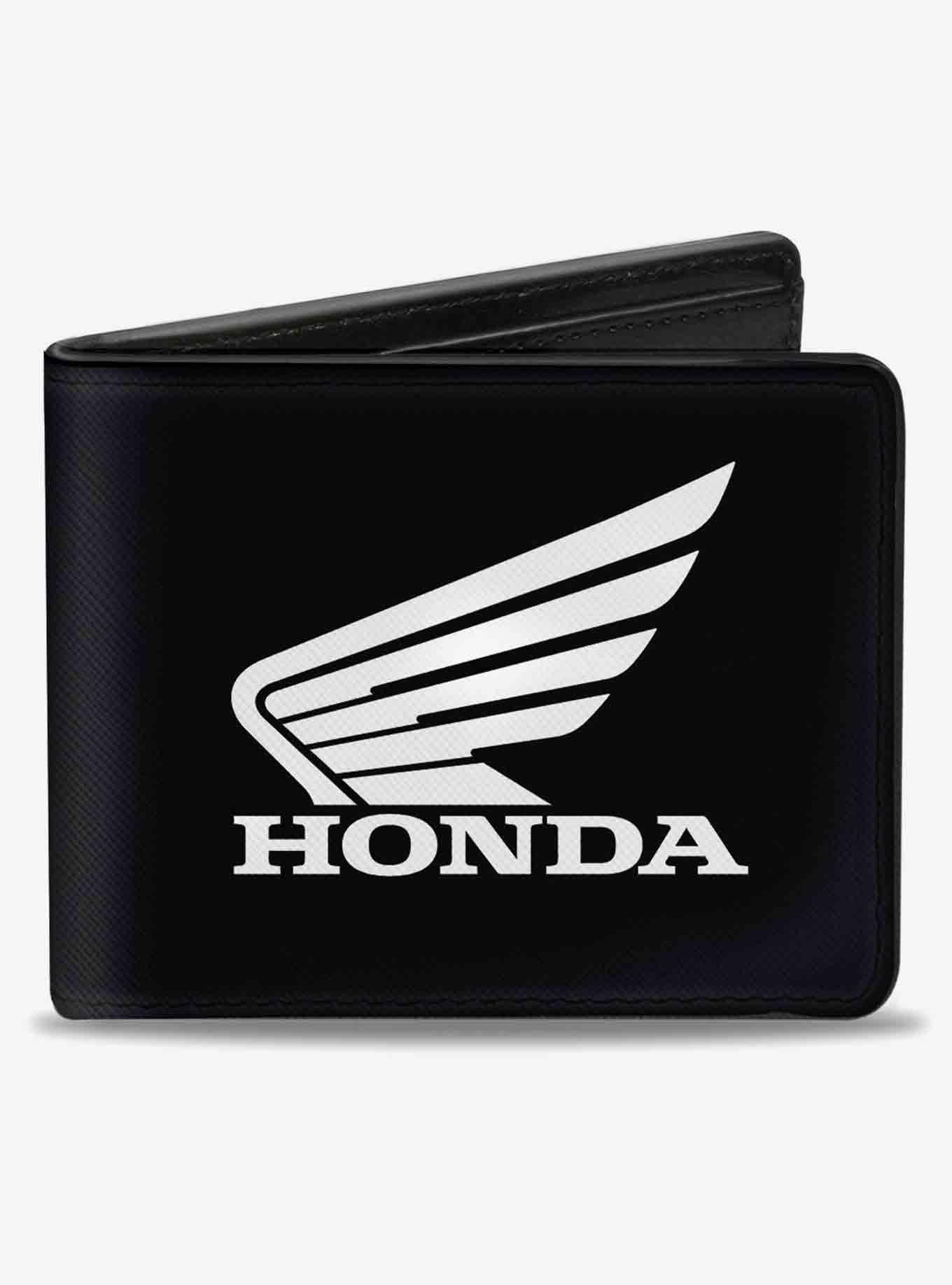 Buckle Downmens Pu Bifold Wallet Honda Black Silver Flat Multicolor | Cyprus