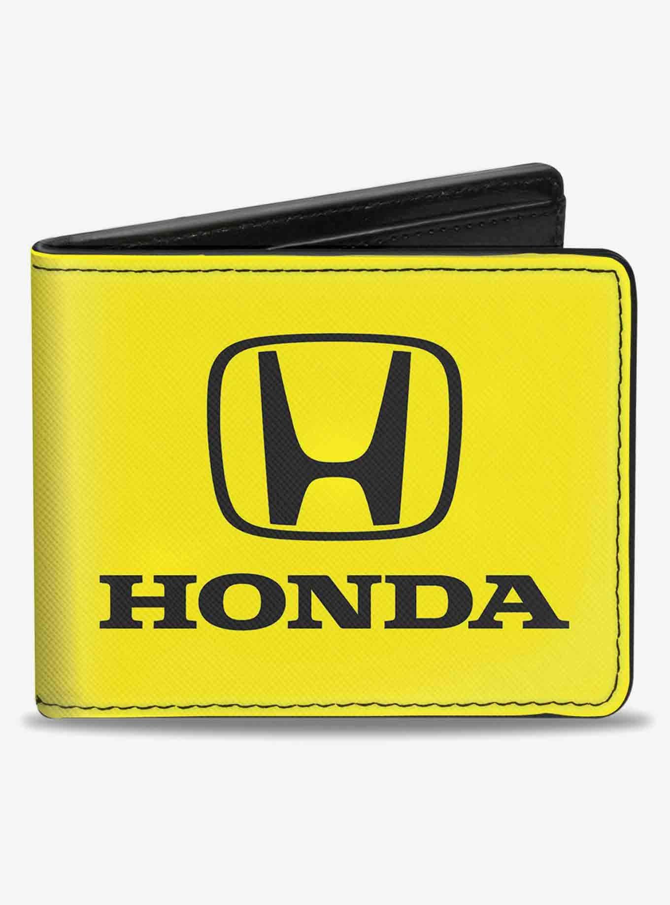 Buckle Downmens Pu Bifold Wallet Honda Black Silver Flat Multicolor | Cyprus