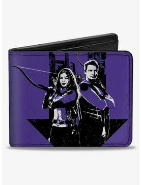 Marvel Studios Hawkeye and Kate Bishop Pose Logo Bifold Wallet, , hi-res