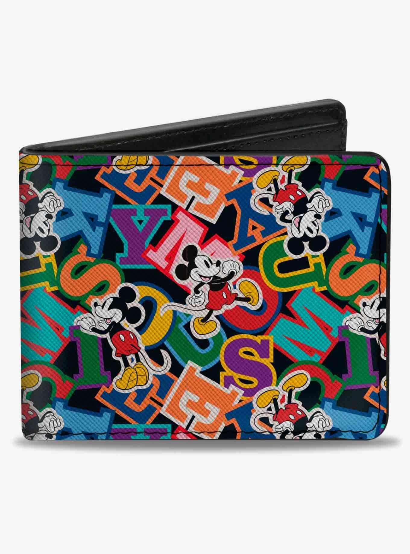 Disney Women Crossbody Wallet MICKEY MOUSE CLASSIC POSES