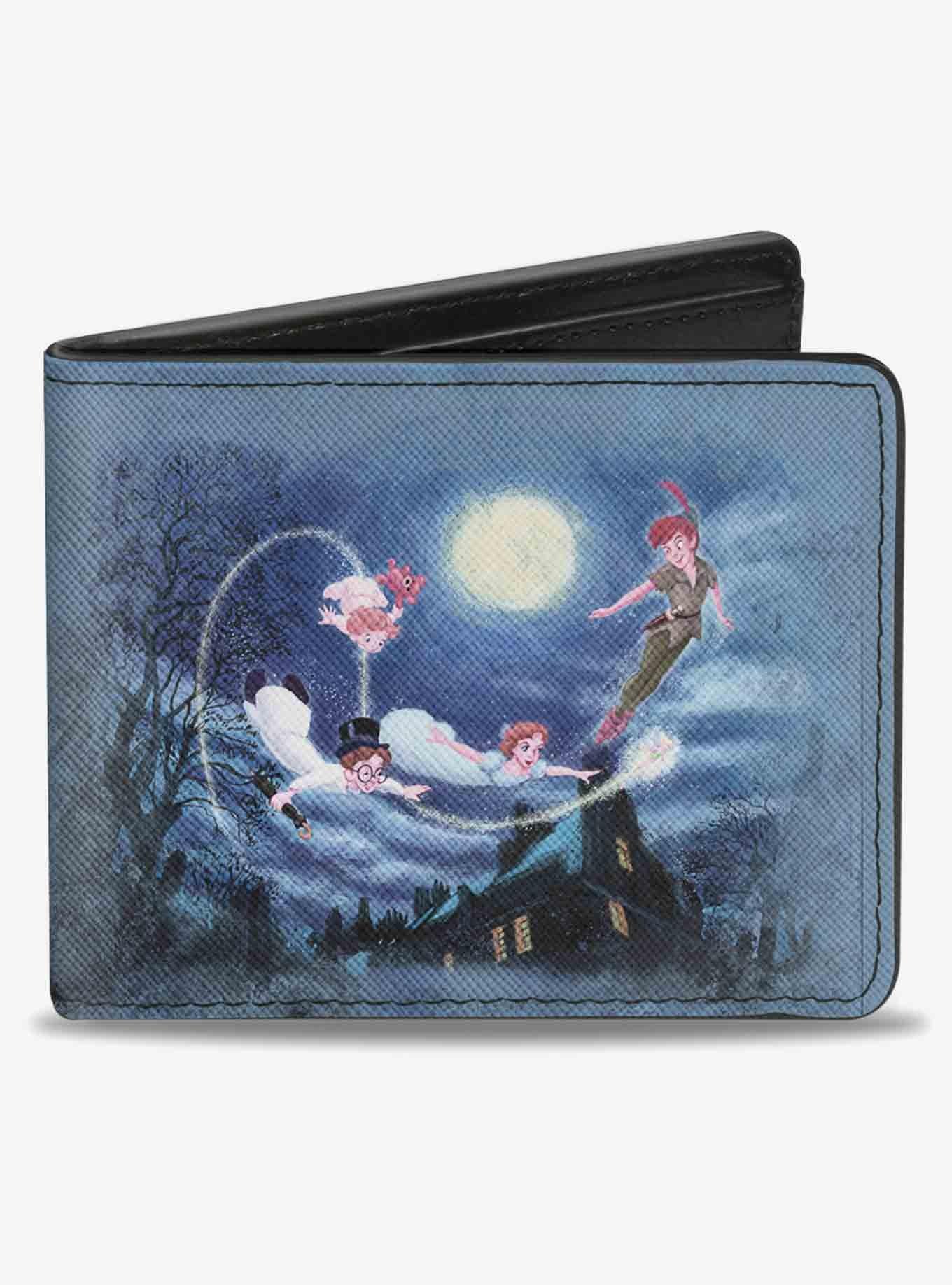 Disney Peter Pan Flying Scene Take Me to Neverland Bifold Wallet, , hi-res