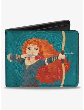 Plus Size Disney Pixar Brave Princess Merida Archer Pose Brave Strong Beautiful Bifold Wallet, , hi-res