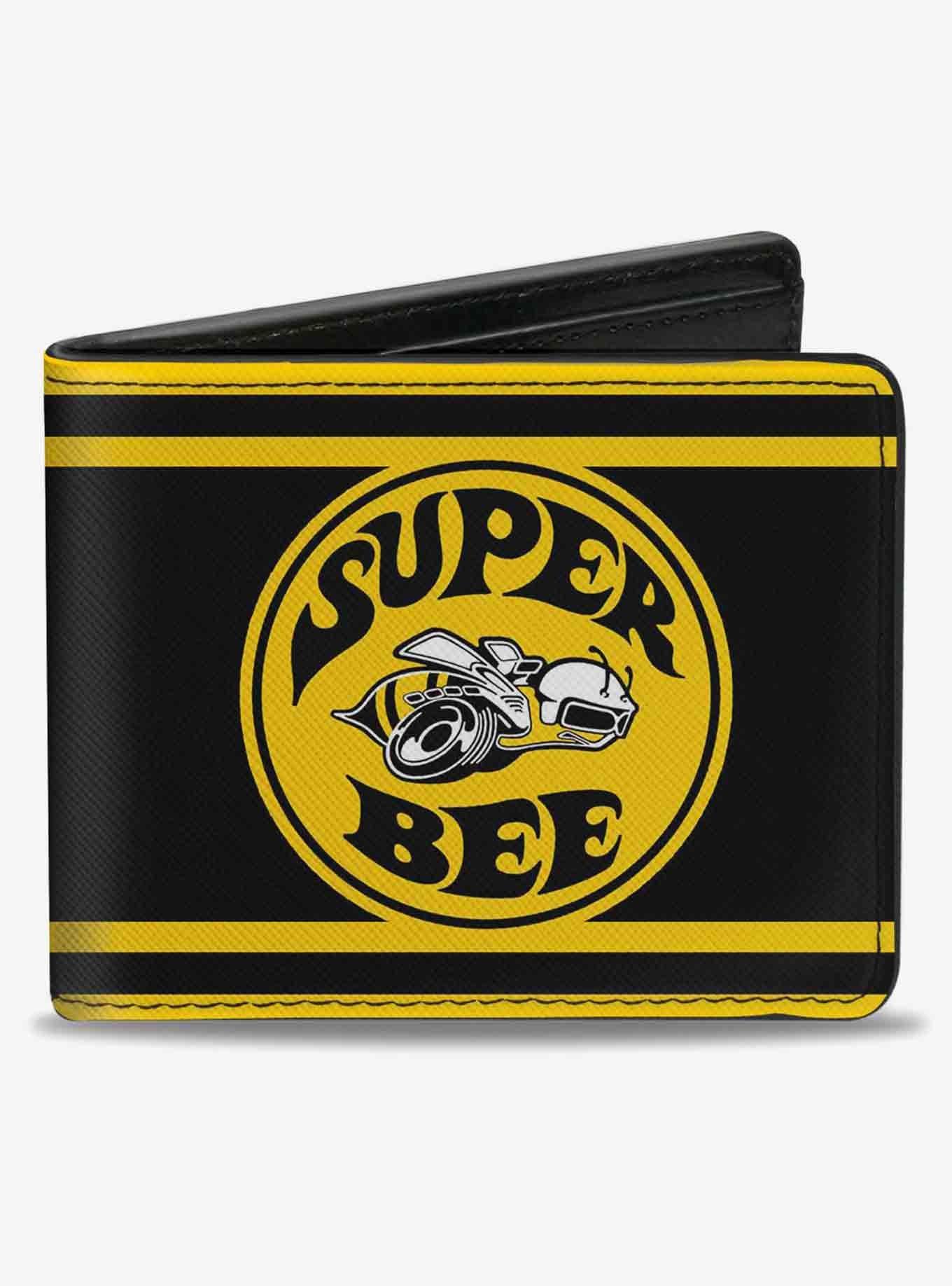 Super Bee Logo Stripes Bifold Wallet, , hi-res