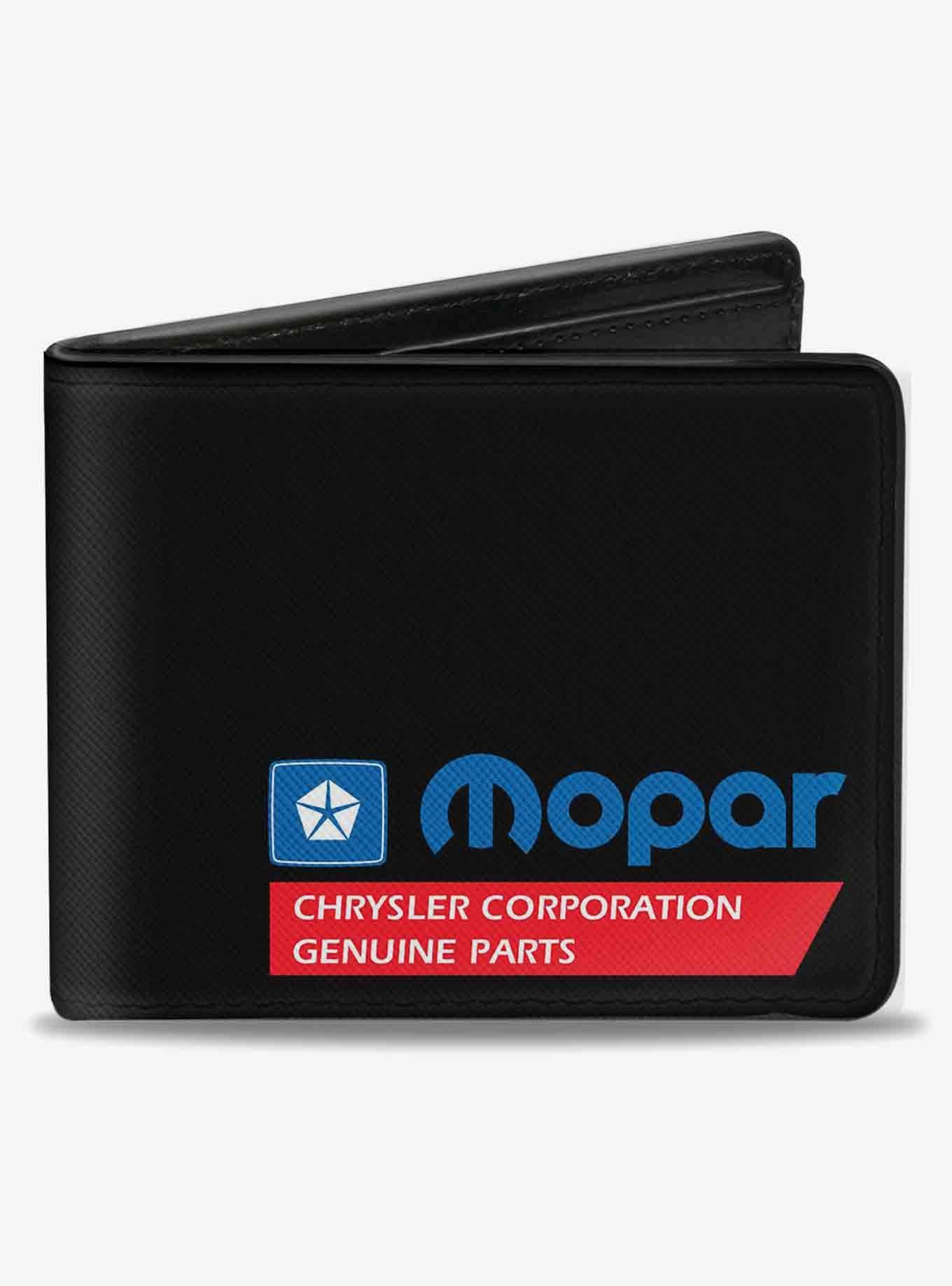 Mopar Chrysler Corporation Genuine Parts Bifold Wallet, , hi-res