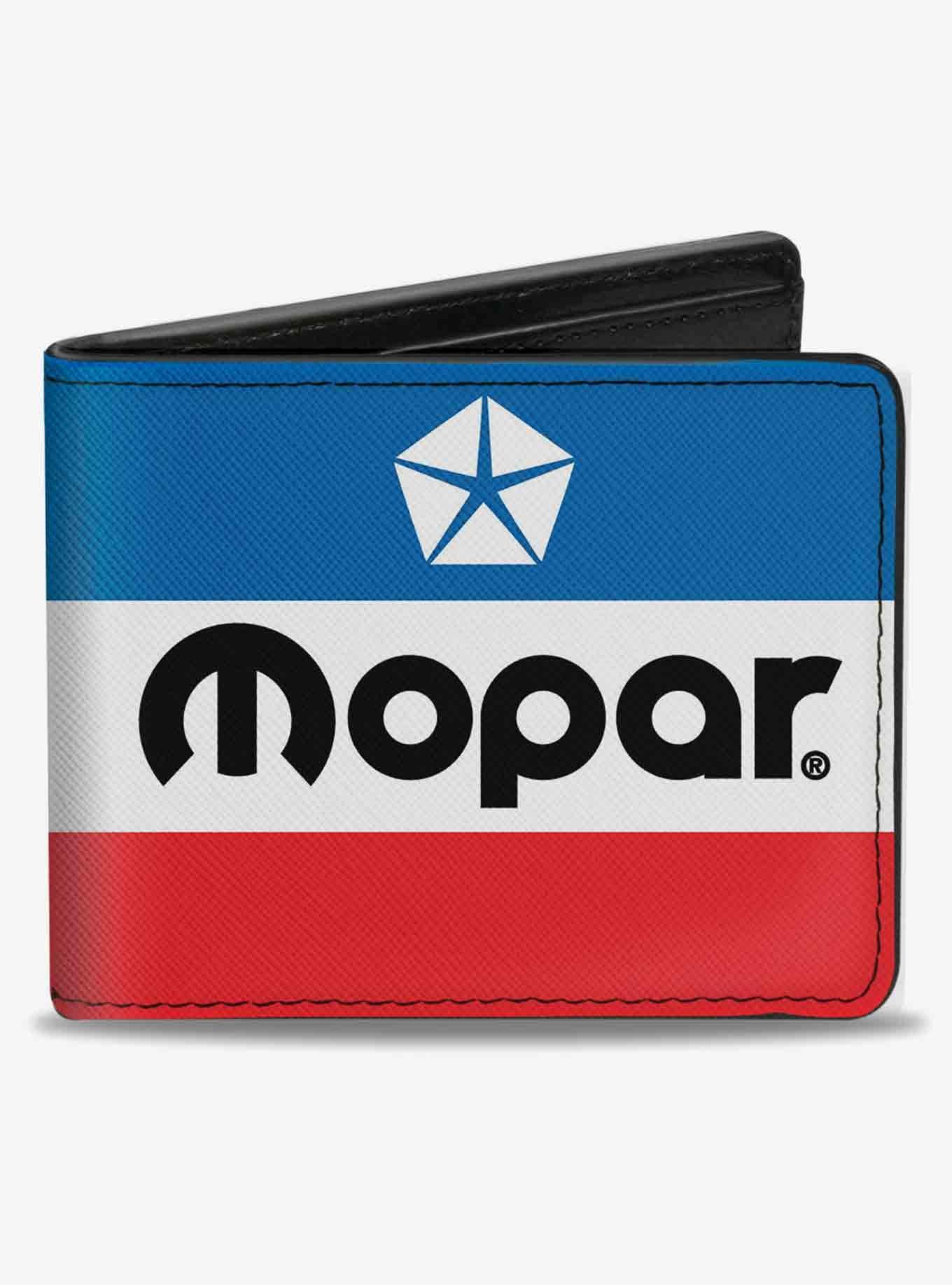 Mopar Chrysler Logo Bifold Wallet, , hi-res