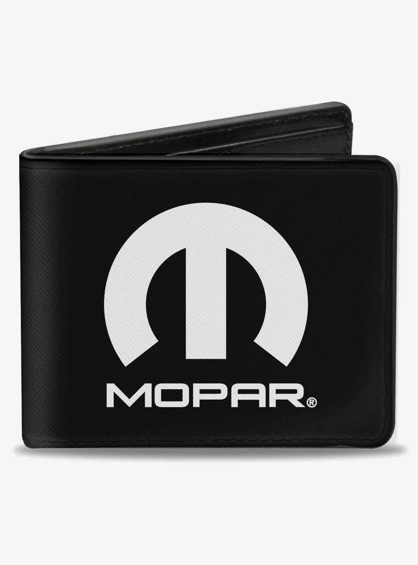Mopar Logo Bifold Wallet, , hi-res