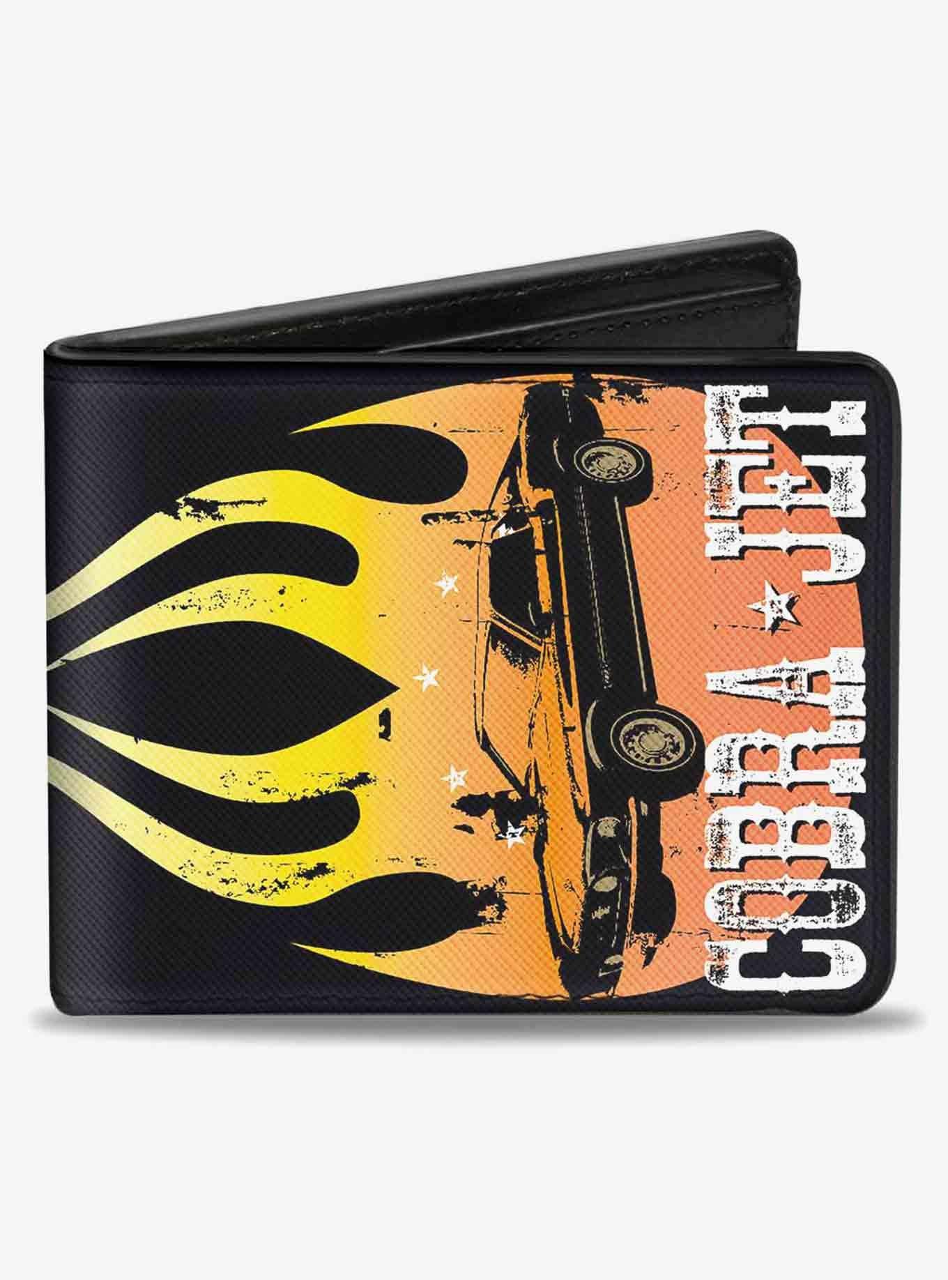 Mustang Flame Cobra Jet Fade Bifold Wallet, , hi-res