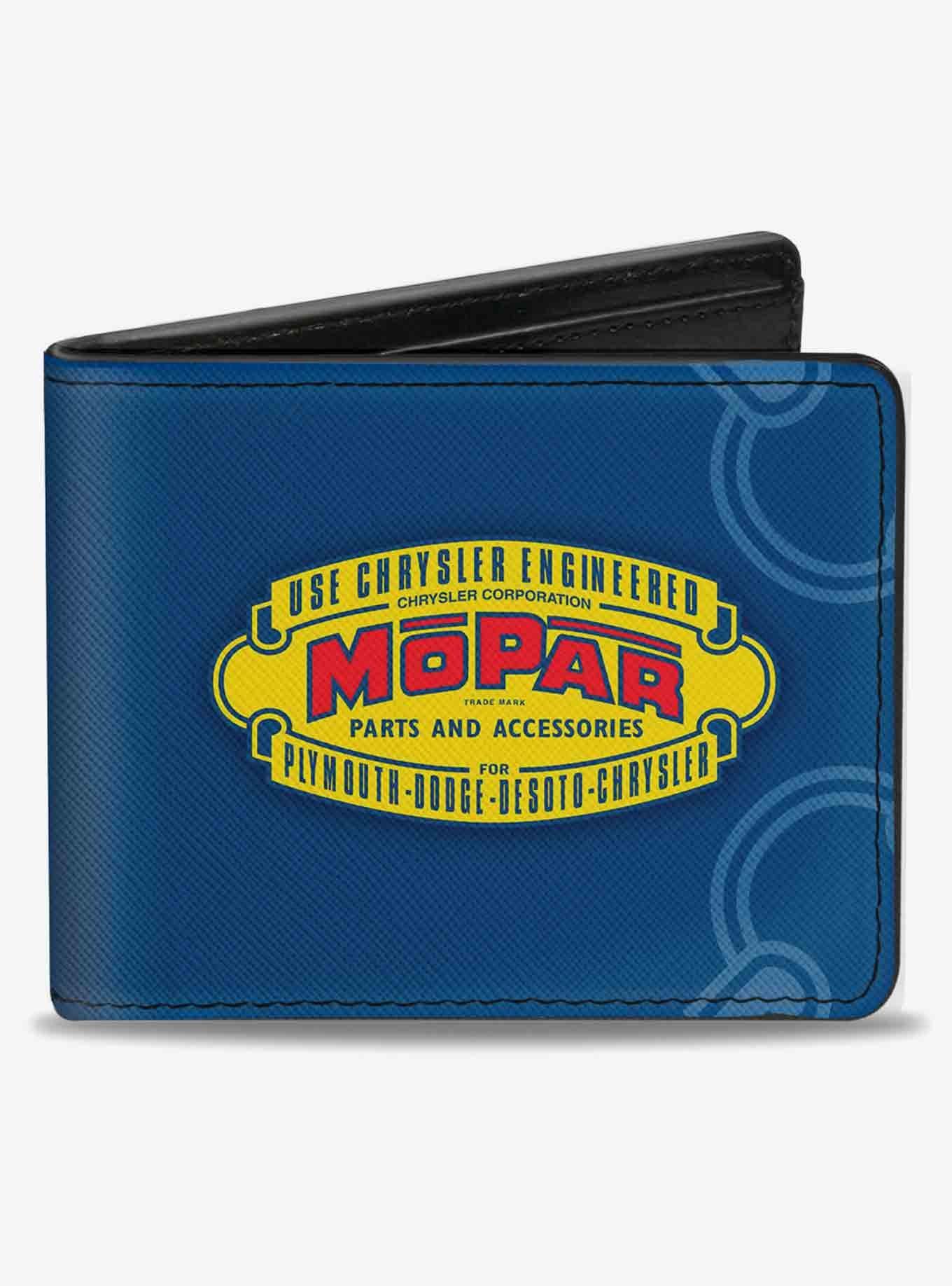 Mopar Use Chrysler Engineered Parts and Accessories Bifold Wallet, , hi-res