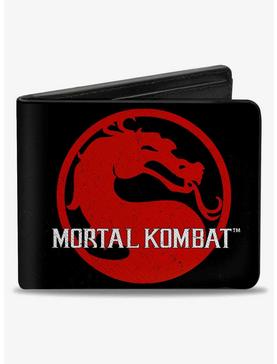 Mortal Kombat Dragon Title Logo Bifold Wallet, , hi-res