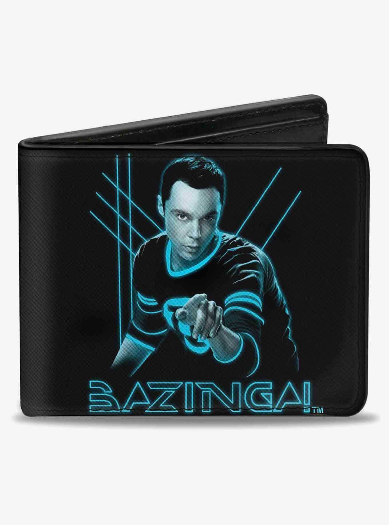 The Big Bang Theory Sheldon Bazinga Glow Bifold Wallet, , hi-res