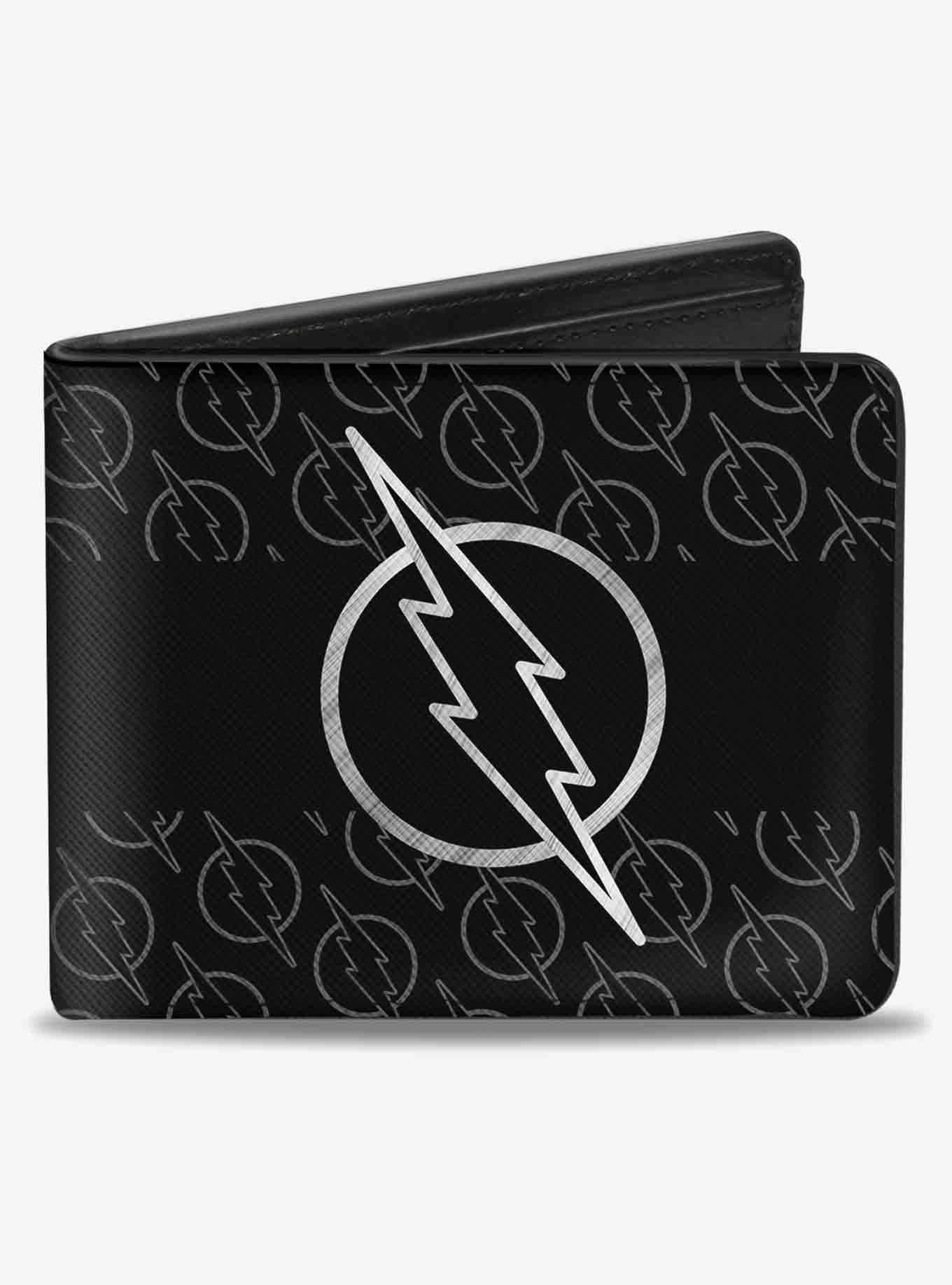 DC Comics Reverse Flash Logo Stripe Logo Monogram Bifold Wallet, , hi-res