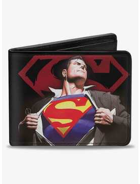 DC Comics Superman Forever Clark Kent Transition Shield Bifold Wallet, , hi-res