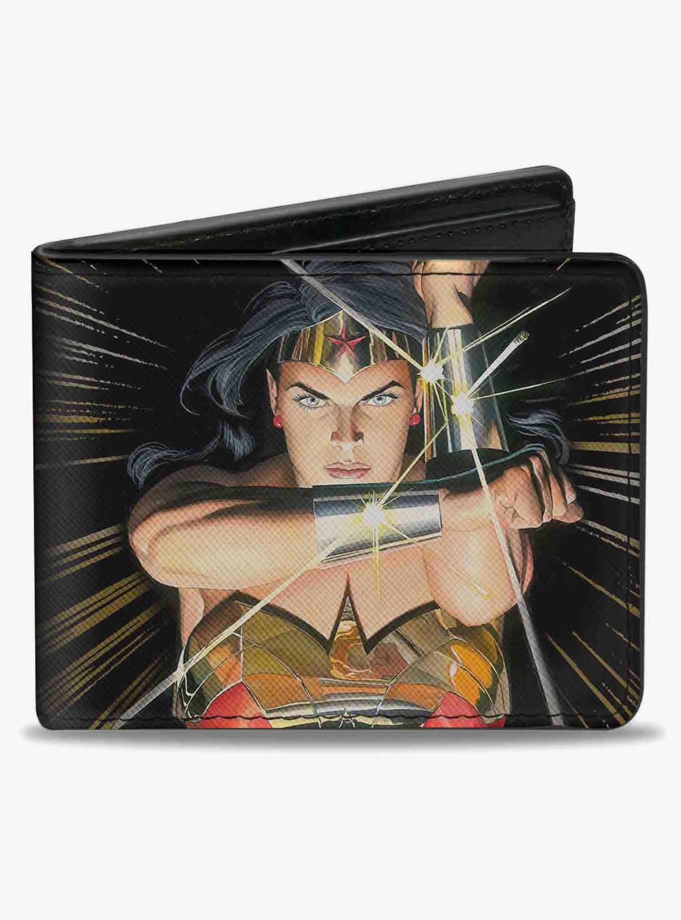 DC Comics Wonder Woman Mythology Crossed Pose Bifold Wallet, , hi-res