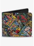 Marvel Retro Marvel Comic Books Stacked Bifold Wallet, , hi-res