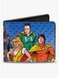The Big Bang Theory Superhero Characters Bifold Wallet, , hi-res
