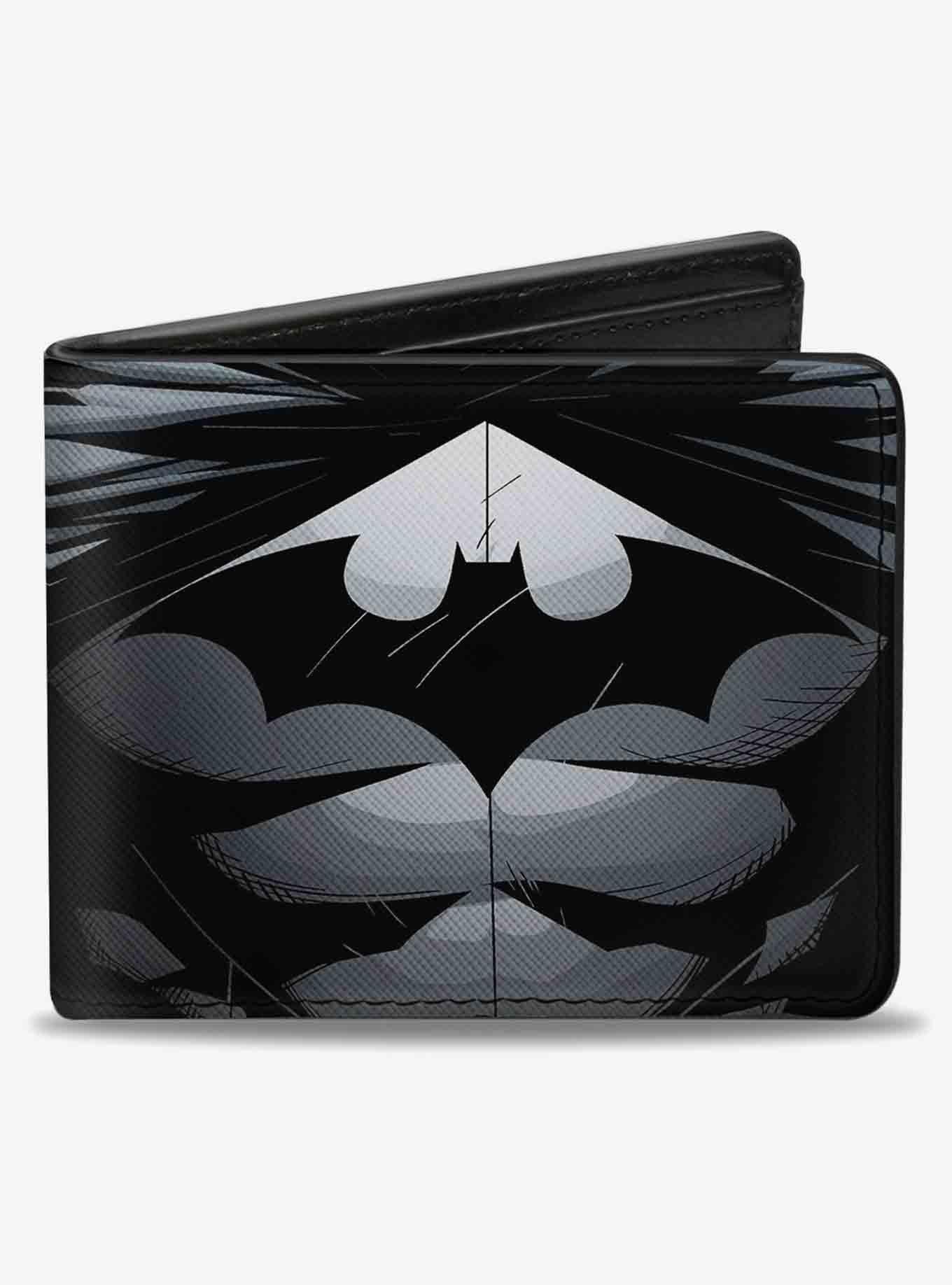 DC Comics The New 52 Batman Chest Logo Bifold Wallet, , hi-res