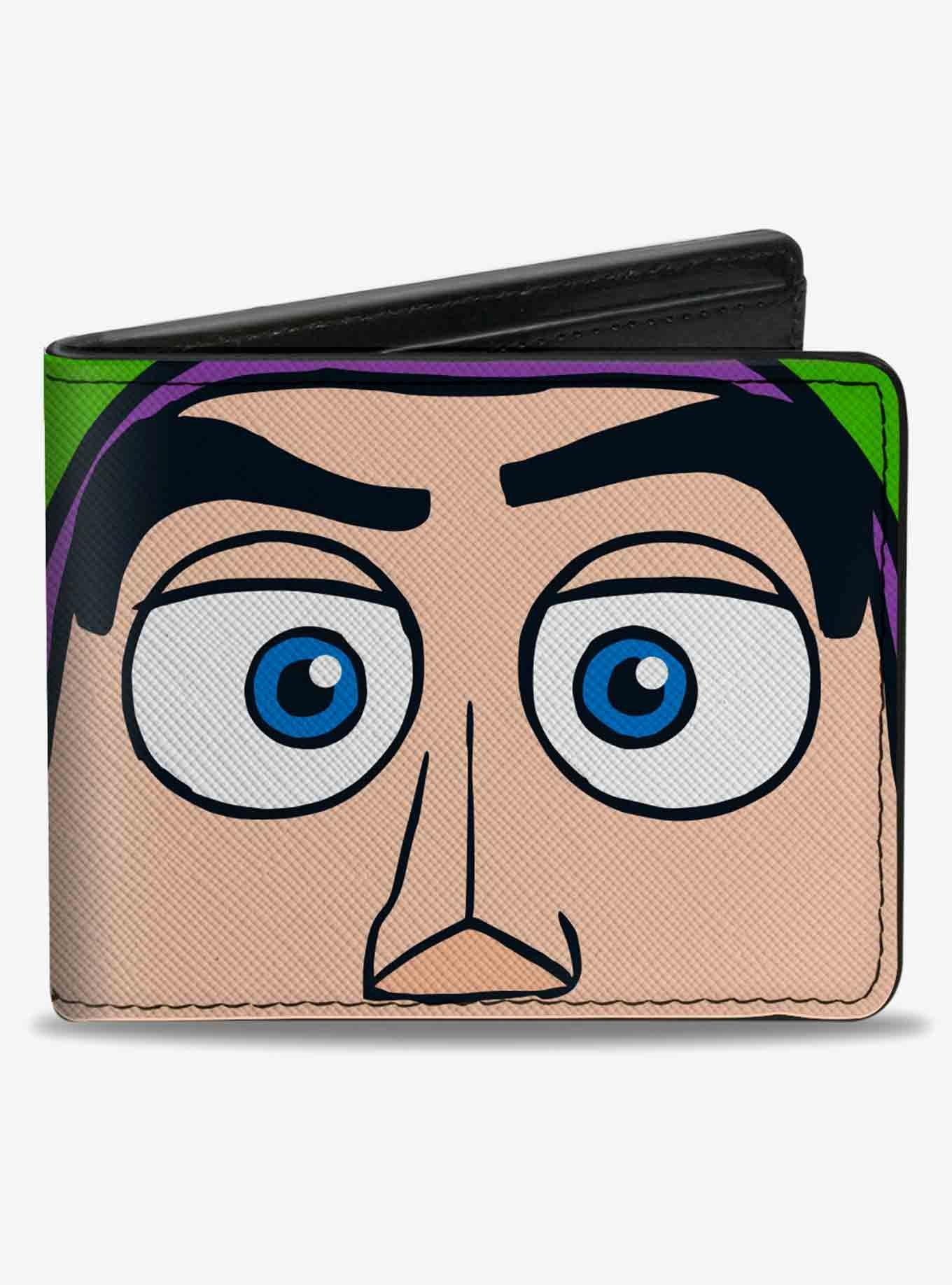 Disney Pixar Toy Story Buzz Lightyear Expression Close Up Bifold Wallet, , hi-res