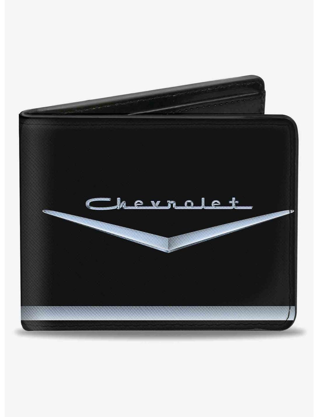1955 57 Chevrolet V Emblem Stripe Bifold Wallet, , hi-res