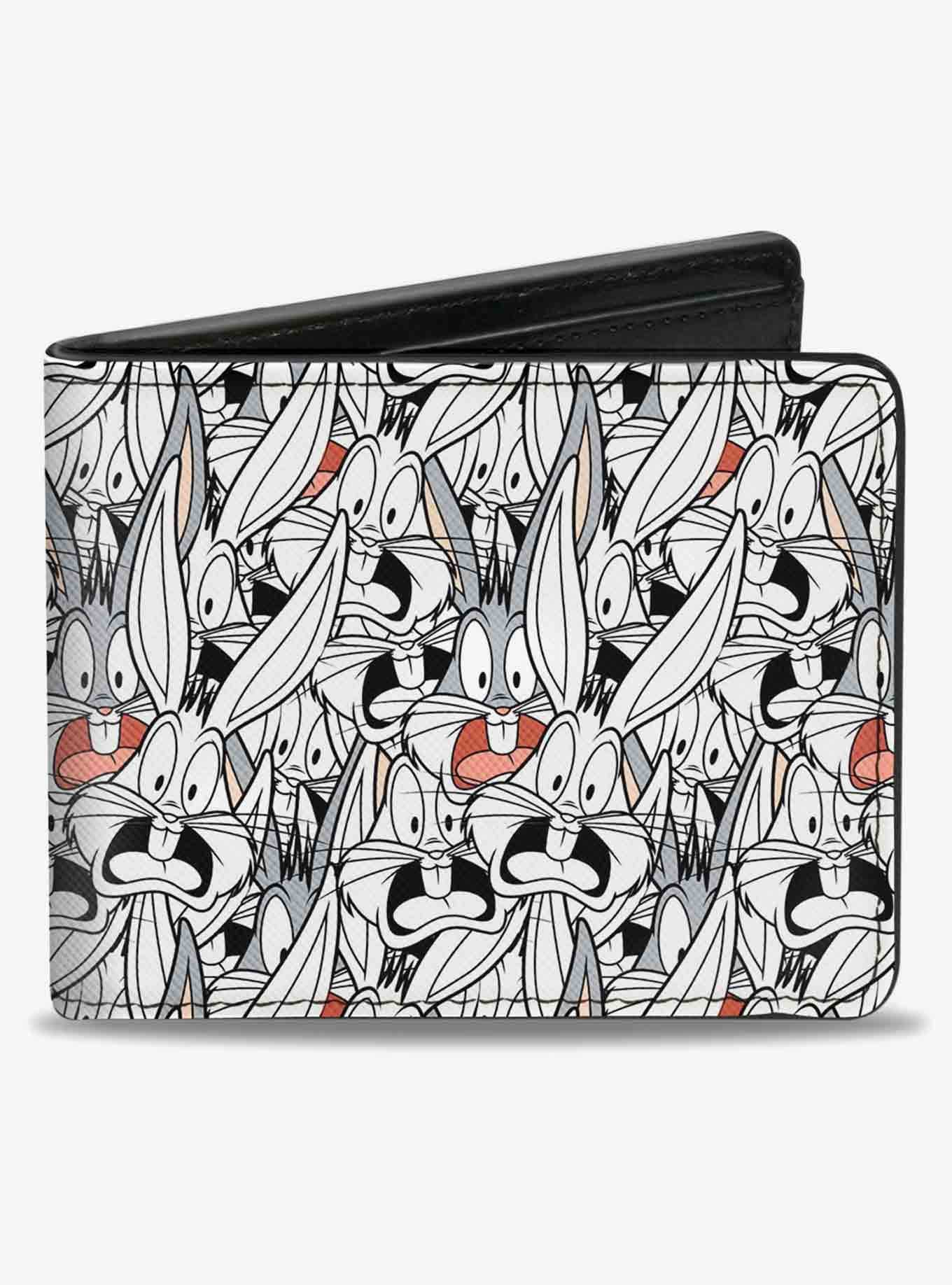 Looney Tunes Bugs Bunny Expressions Stacked Bifold Wallet, , hi-res