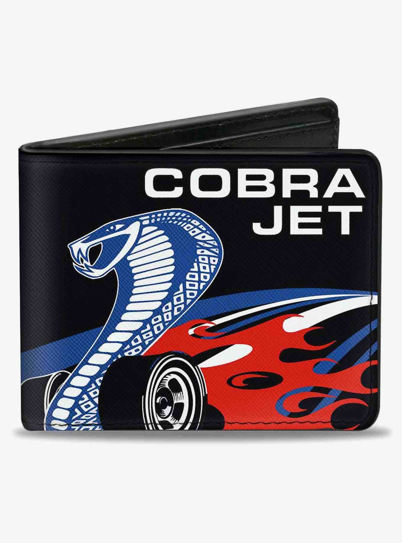 Cobra Jet Logo Ford Oval Bifold Wallet, , hi-res
