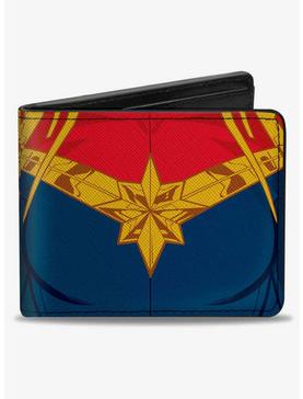 Marvel Captain Marvel Character Close Up Front and Back Bifold Wallet, , hi-res