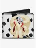 Disney Cruella de Vil Cream Fur Pose Spots Bifold Wallet, , hi-res