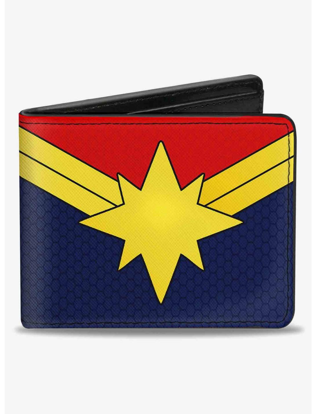 Marvel Captain Marvel Star Logo Bifold Wallet, , hi-res