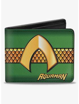 DC Comics Aquaman Classic Icon Scales Stripe Bifold Wallet, , hi-res